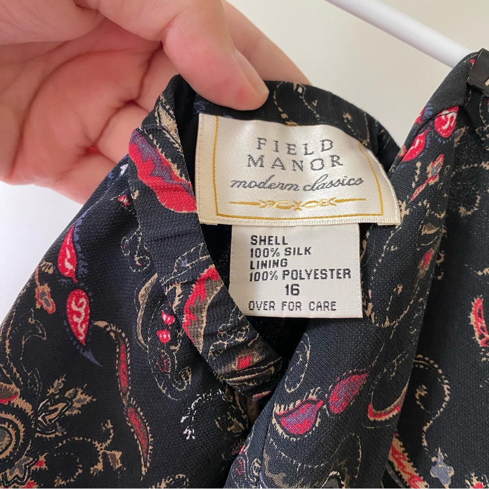 Vintage Field Manor Paisley Skirt - Picture 3 of 4
